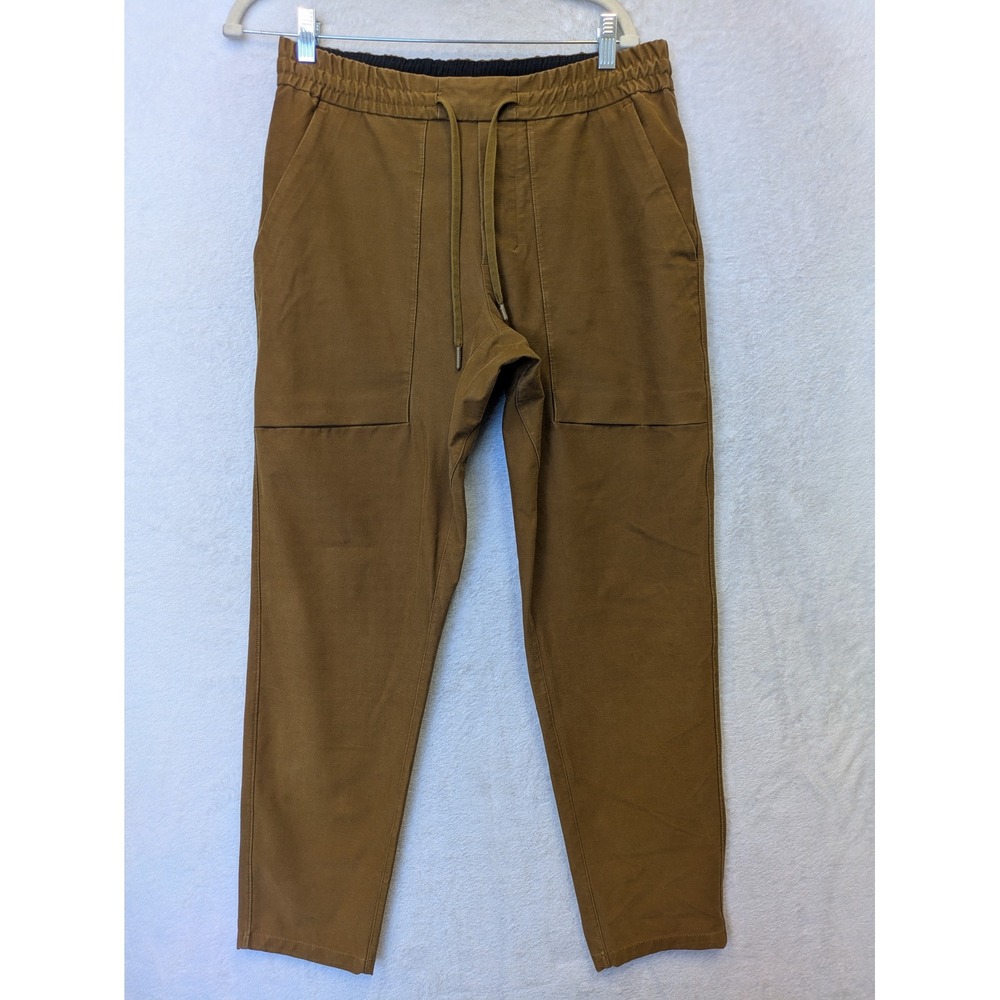 Lululemon Jogger Pants Men's Medium Brown Tapered Elastic Drawstring Waist 30x30